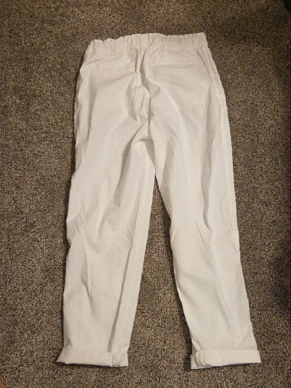 Sonoma White Drawstring Chinos for Men